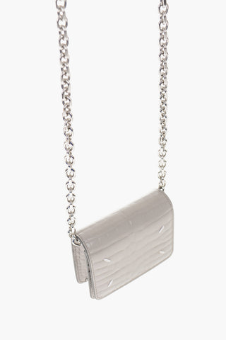 MM11 Leather crocodile printed mini bag