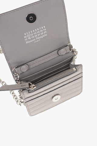 MM11 Leather crocodile printed mini bag