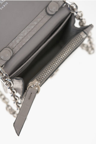 MM11 Leather crocodile printed mini bag