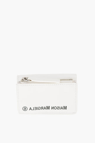 MM6 Faux Leather Printed Wallet
