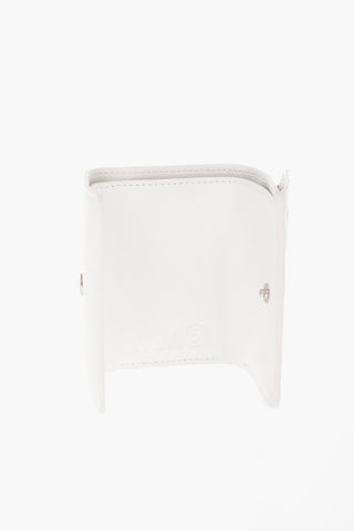 MM6 Faux Leather Printed Wallet