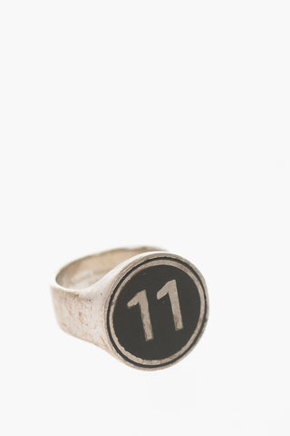 MM11 Silver Chevalier ring