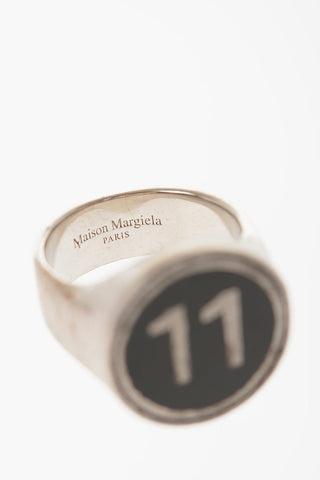 MM11 Silver Chevalier ring