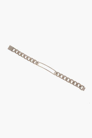 MM11 SILVER CURB CHAIN BRACELET