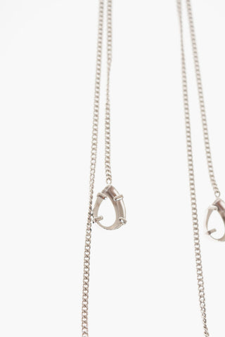 MM6 Brass Earrings with pendant