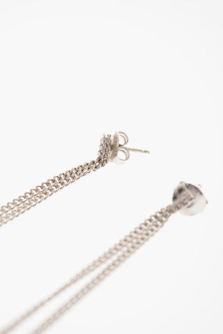 MM6 Brass Earrings with pendant