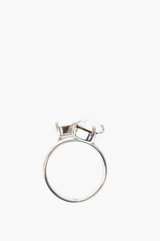 MM6 BRASS DOUBLE RING