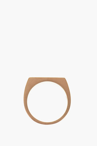 MM11 Silver geometric cut band ring