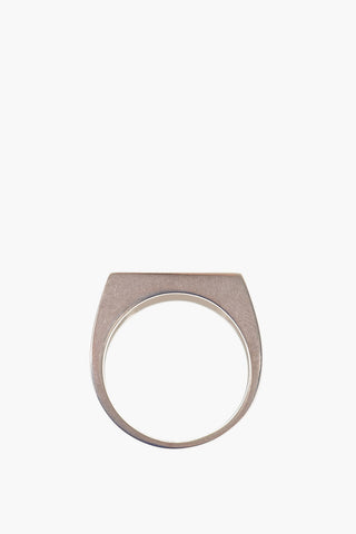MM11 Silver double band ring