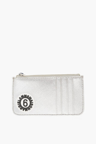 MM6 Faux Leather Card Holder