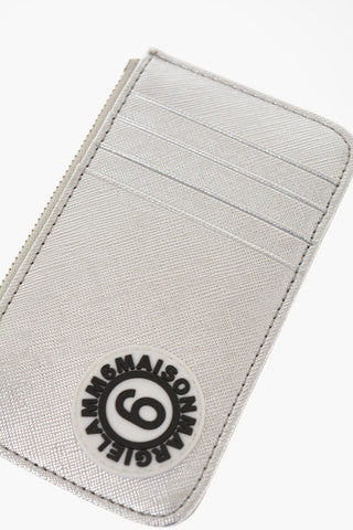 MM6 Faux Leather Card Holder