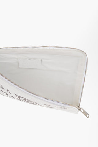 MM6 Leather Printed Pochette