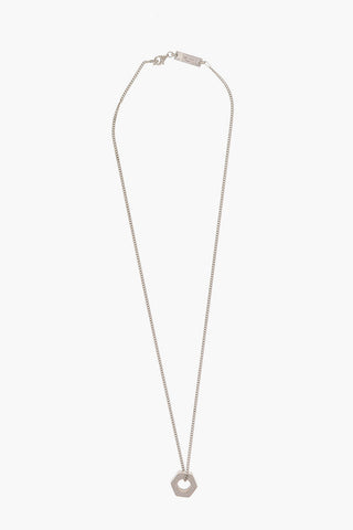 MM11 Silver Necklace with charm