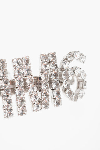 MM6 Brass Hairclip with Rinhestone