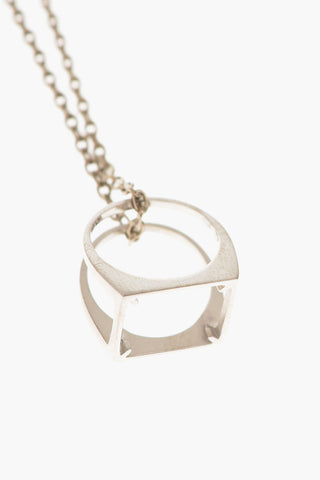 MM11 COLLANA IN ARGENTO CON PENDENTE