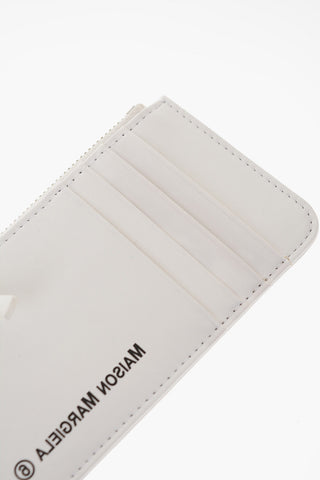 MM6 Faux Leather Card Holder