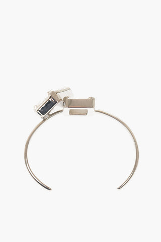 MM6 BRASS BRACELET WITH CRYSTAL