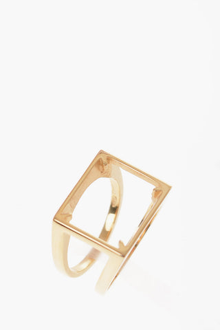 MM11 Silver double band ring