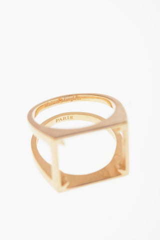 MM11 Silver double band ring