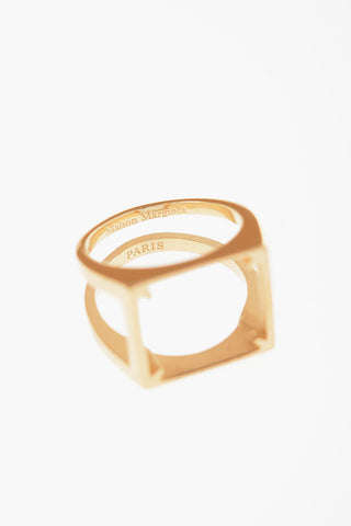MM11 Silver double band ring