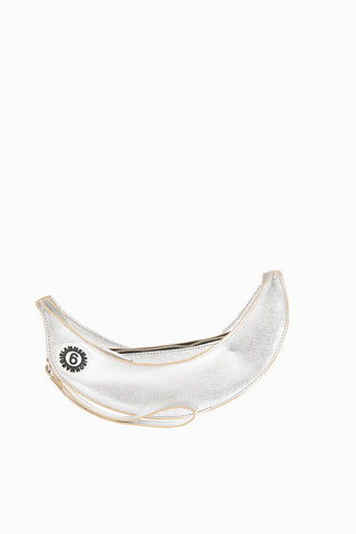 MM6 Faux-Saffiano BANANA Pochette