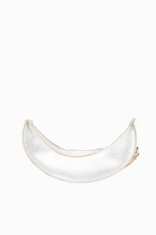 MM6 Faux-Saffiano BANANA Pochette