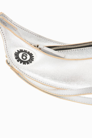 MM6 Faux-Saffiano BANANA Pochette