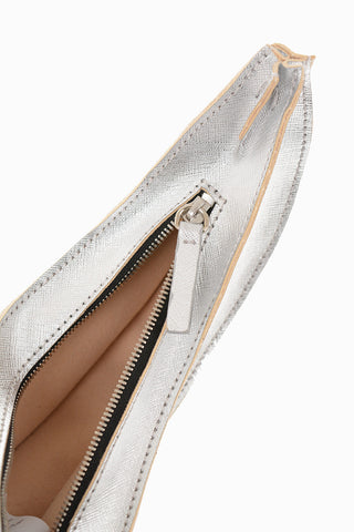 MM6 Faux-Saffiano BANANA Pochette
