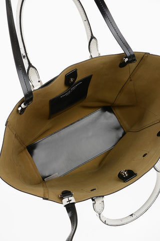4 Handle Leather Tote Bag
