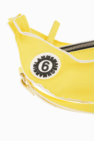 MM6 Faux-Saffiano BANANA Pochette