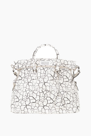 MM11 Borsa a Doppio Manico 5AC in Pelle Effetto Marmorized