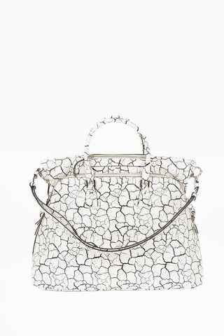 MM11 Borsa a Doppio Manico 5AC in Pelle Effetto Marmorized