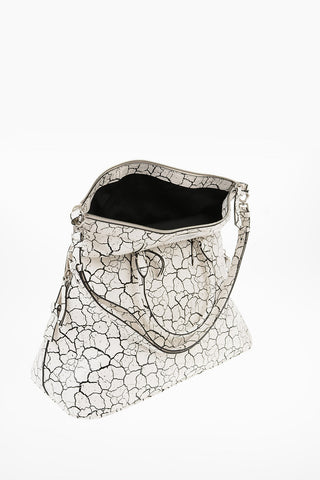 MM11 Borsa a Doppio Manico 5AC in Pelle Effetto Marmorized