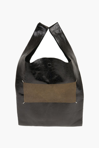 MM11 5ac Leather Tote Bag