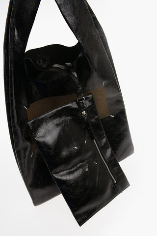 MM11 5ac Leather Tote Bag