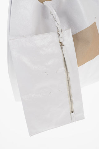 MM11 5ac Leather Tote Bag