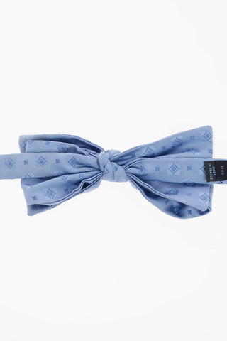 Embroidered Silk Adjustable Classic Bow Tie