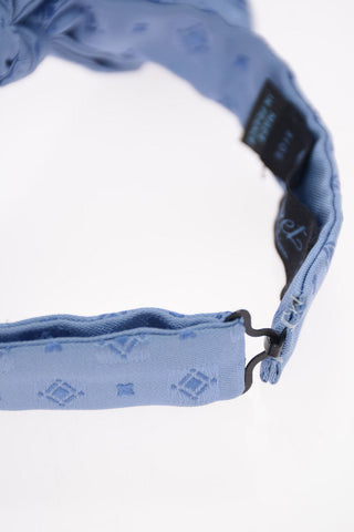 Embroidered Silk Adjustable Classic Bow Tie