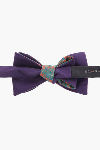 Printed Silk and Cotton Adjustable Classic Bow Tie