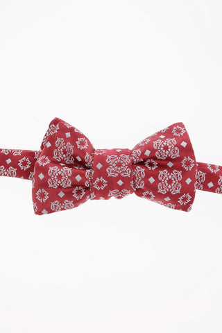 Silk Embroidered Adjustable Classic Bow Tie 