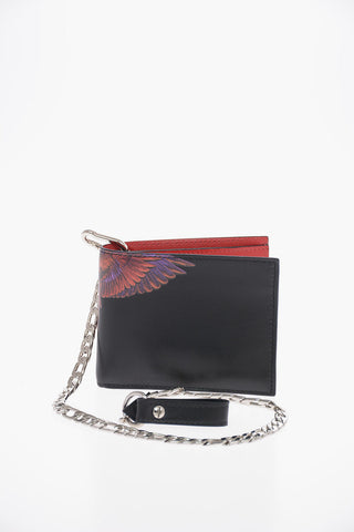 Leather RED WINGS Wallet with Chain