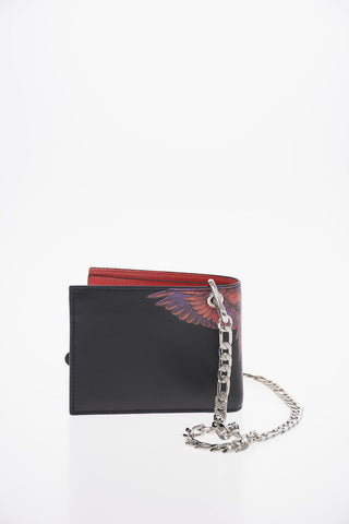 Leather RED WINGS Wallet with Chain
