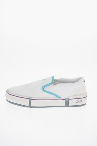 Canvas CROSS VULCANIZED Slip On Sneakers