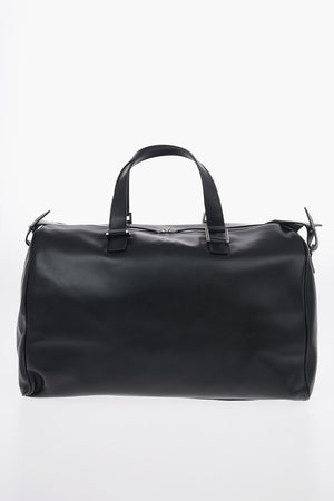 Leather EMBOSSED CROSS Duffle Bag