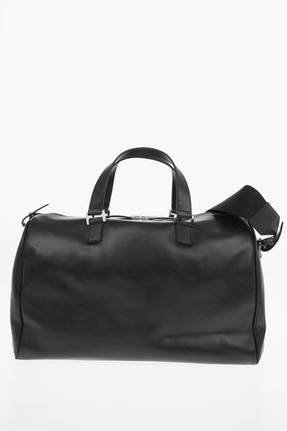 Leather EMBOSSED CROSS Duffle Bag