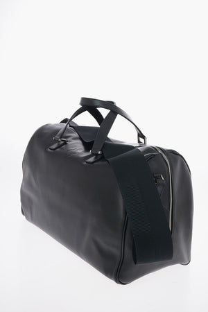 Leather EMBOSSED CROSS Duffle Bag