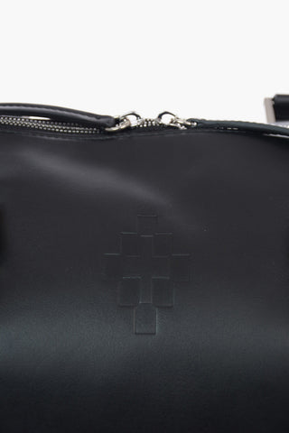 Leather EMBOSSED CROSS Duffle Bag