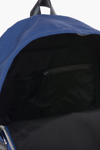 Fabric MY OWN WORST ENEMY Backpack with Leather Trimmings