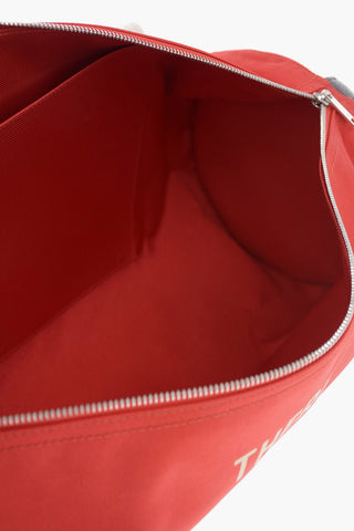 Fabric THERE IS NO IRONY HERE Duffle Bag with Leather Details