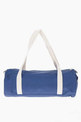 Fabric MY OWN WORST ENEMY Duffle Bag with Leather Details